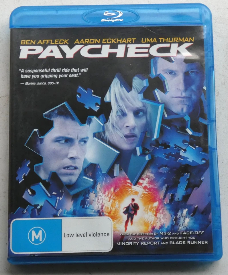Paycheck (Blu-ray, 2003) - Free Postage - image 1 of 1