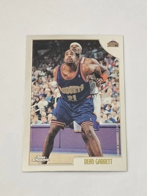 1998-99 Topps Chrome Dean Garrett #217 Denver Nuggets - Image 1 of 2