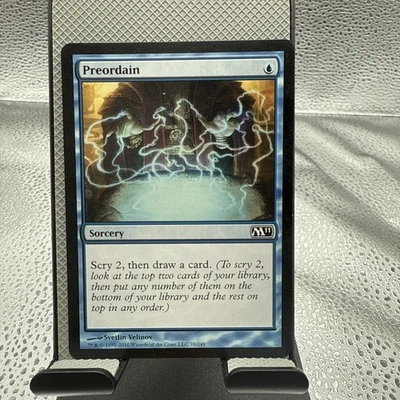 Preordain - Magic 2011 Core Set M11 - Magic the Gathering MTG  - Image 1 of 2