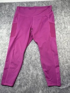 Fabletics High-Waisted Powerhold Mesh Pocket Rose 7/8 leggings Women’s Size 3X - Picture 1 of 7