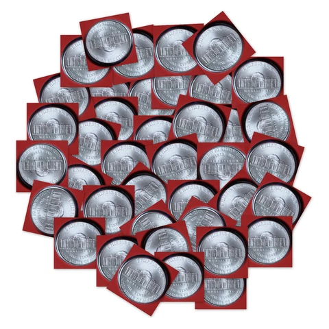 2011 D Jefferson Nickel Roll ~ In Original U.S. Mint Wrap from Mint Set Cover