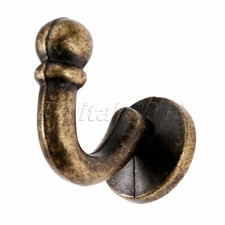 Retro Bathroom Kitchen Wall Hooks Coat Clothes Towel Holder Organizer Zinc Alloy