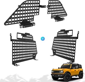 Ford Bronco 4dr 2021-2024 Upper/lower Rear Window Interior Modular Molle Storage - Foto 1 di 13