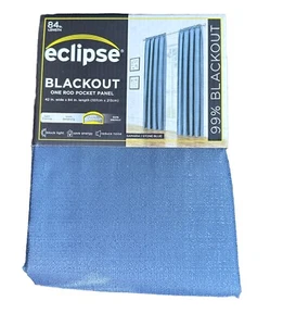 Eclipse Stein Vorhang 1 Panel blau 84" x 42" Verdunkelungsstange Tasche NEU - Bild 1 von 4