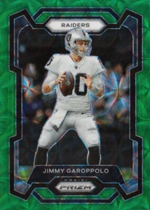2023 Panini Prizm - Green Scope Jimmy Garoppolo /75 - Las Vegas Raiders - Bild 1 von 2