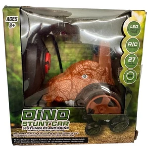 Dinosaur Car Toy Light-up Spraying Dino Truck 360 Degrees Rotating Stunt Car,BH - Picture 1 of 9