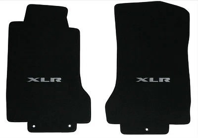 Alfombrillas Lloyd VELOURTEX ébano con logotipos XLR plateados 2008 2009 Cadillac XLR Foto 1 de 4
