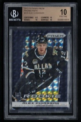 2013-14 Panini Prizm Prizms Finite Black #229 Alex Chiasson 1 of 1 ! 1/1  BGS 10 - Image 1 of 3