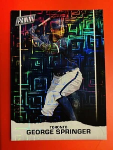 2021 Panini Father's Day Escher Squares #BB12 George Springer 2/10 SSP RARE! - Picture 1 of 2