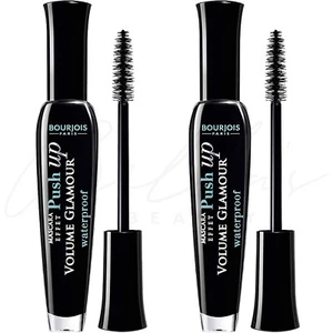 BOURJOIS Push Up Volume Glamour Mascara 7ml - 71 Waterproof Black *PACK OF 2* - Picture 1 of 7