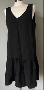 Vestido/cubierta de gasa de algodón para mujer DREW talla grande NUEVO con etiquetas precio de venta sugerido por el fabricante $210 - Imagen 1 de 9
