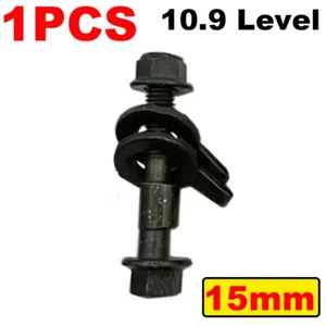 1PC 15mm 10.9 Front Wheels Cam Bolts Adjustable Camber Correction Alignment Kit - Foto 1 di 5
