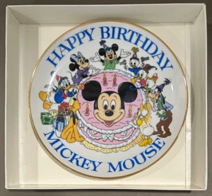 Plato Feliz Cumpleaños Mickey Mouse Edición Limitada 50º 1978 y PIN Exclusivo Parques - Imagen 1 de 7