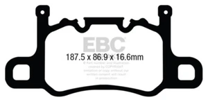 EBC Fits 13-15 Porsche 911 (991) (Cast Iron Rotor Only) 3.8 GT3 Yellowstuff Rear - Picture 1 of 10