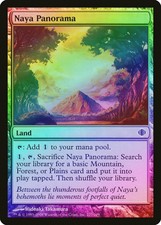 Naya Panorama FOIL Shards of Alara HEAVILY PLD Land Common MAGIC CARD ABUGames