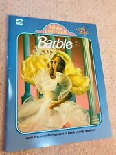 Barbie Paper Doll Deluxe Edition Golden Book 1690 Vintage 1990 Uncut