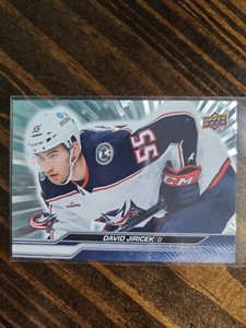 2023-24 Upper Deck David Jiricek Outburst Silver #53 (RC)