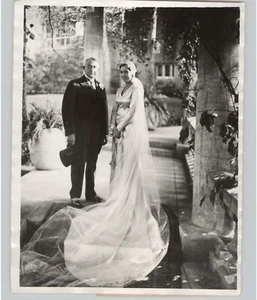 Dr CHARLES H. MAYO Daughter ESTHER Wedding Day @ Minnesota VTG 1930 Press Photo - Picture 1 of 2