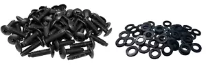 RackGold® 10-32 Rackschrauben mit Unterlegscheiben - 50er-Pack RoHS & USA hergestellt G1032-SBW-T50 - Bild 1 von 11