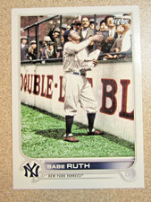 2022 TOPPS SERIES 2 #445 BABE RUTH SSP SUPER SHORT PRINT NEW YORK YANKEES