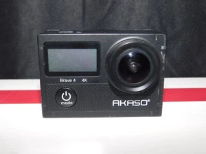 AKASO BRAVE 4 ULTRA HD WIFI ACTION CAMERA W/ACC. (EB42) - Picture 1 of 10