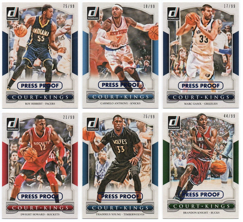 2014-15 Donruss Court Kings Press Proofs Blue /99 - Pick Any - Image 1 of 1