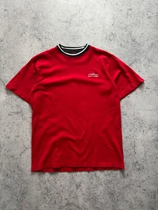 Chaps Ralph Lauren Hombre’s Camiseta Vintage Logo Raro Camiseta Roja Hombre’s Talla L - Imagen 1 de 15