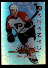 Chris Gratton FLYERS 250 Universal Ice REFRACTOR 1997-98 Leaf International 27