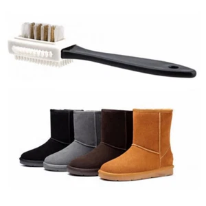 3-Side Shoe Suede Leather Nubuck Shoes Cleaning Brush Cleaner Boot Stain Dust - Bild 1 von 8