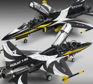  Hobby365 New 1/48 ROKAF T-50B BLACK EAGLES Model kit[Limited Edition]#12242 - Picture 1 of 1