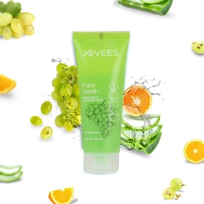 Jovees Grape Facewash for Glowing and Brighter Skin 120 ml For All Skin Types - Image 1 of 3