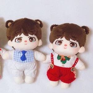 20cm KPOP Bangtan Boys Plush Brown Hair JIMIN Doll Toy Original【NO clothes】 - Picture 1 of 17