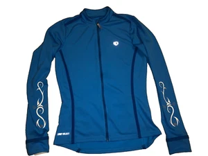 Pearl Izumi Select Series Womens Zip-Up Size Medium Blue Active Cycling Jacket - Picture 1 of 10