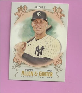 Topps Allen & Ginter #126 2021 Aaron Judge New York Yankees - Imagen 1 de 1