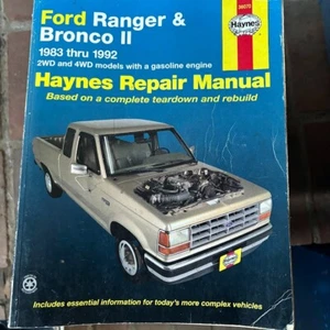 Haynes 36070 Repair Manual 1983-1992 Ford Ranger & Bronco II 2WD 4WD - Picture 1 of 2