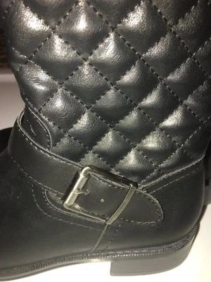 Botas femininas aerossóis tamanho 5 1/2 botas de inverno médias estilo motociclista dama de honra - Imagem 1 de 4