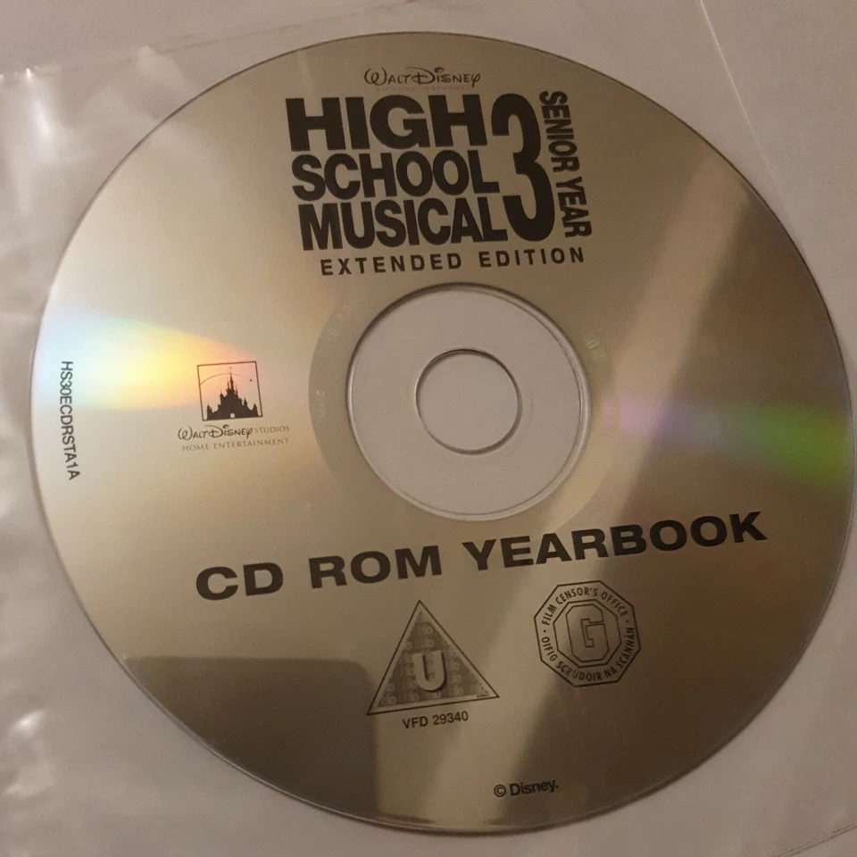 High School Musical 3: Senior Year (2008) Extended Edition CD ROM Year Book Disc - Image 1 of 1