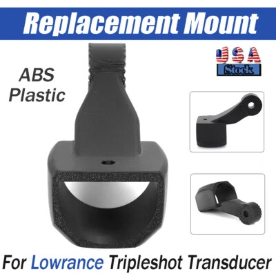 Suporte reforçado de montagem de substituição 3,5 pol para transdutores Lowrance Trileshot - Imagem 1 de 4
