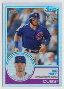 2018 Topps Chrome 1983 Topps Refractor #83T-3 Ian Happ Chicago Cubs - Picture 1 of 2
