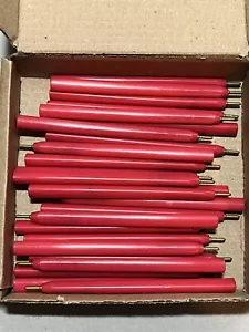 25 x Mini bolígrafos rojos de tamaño pequeño para casas de apuestas bolígrafo de golf tinta Biro NEGRA - Imagen 1 de 2