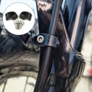 2 PCS Bike Bicycle Fork Brake Housing Buckle Brake Cable Hose Clamp Cable Guide - Picture 1 of 17