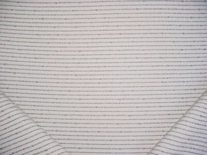 2-3/8Y Groundworks GWF-3736 Seeth Smoke Gray Ticking Stripe Upholstery Fabric - Picture 1 of 4