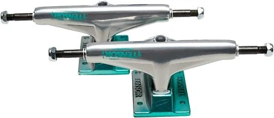 TENSOR TRUCKS 8.25" Tensor Skateboard Trucks Raw/Green Fade 5.5 - NEW SEALED