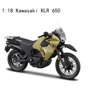 Maisto 1:18 Scale Kawasaki KLR 650 2022 motorcycle diecast model sport bike toy - Picture 1 of 2