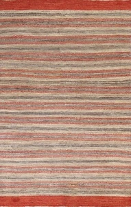 Contemporary Geometric Gabbeh Oriental Area Rug Modern Handmade Wool Carpet 6x8 - Picture 1 of 12
