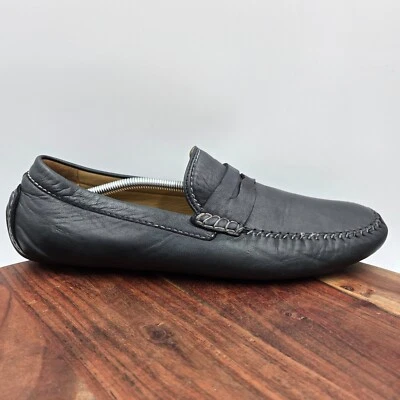 Mocassim Robert Zur Driving Penny Masculino 12M Azul Couro Macio Conforto - Imagem 1 de 4