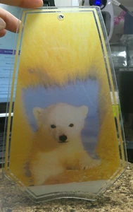 OK LIGHTING 24" TOUCH LAMPE ERSATZGLAS 1 Panel Eisbär Cub - Bild 1 von 1