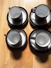 4 Hornsea Pottery Contrast Cups And Saucers Royal Mail. Eco Packed