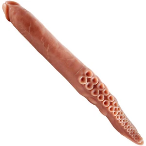 Long Double Dildo Dong Penis G Spot Stimulation Silicone Sex Toy Waterproof Anal - Picture 1 of 6