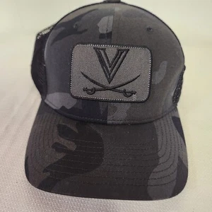 Nike Virginia Cavaliers SnapBack University Camo Baseball Cap Hat Trucker UVA - Picture 1 of 9